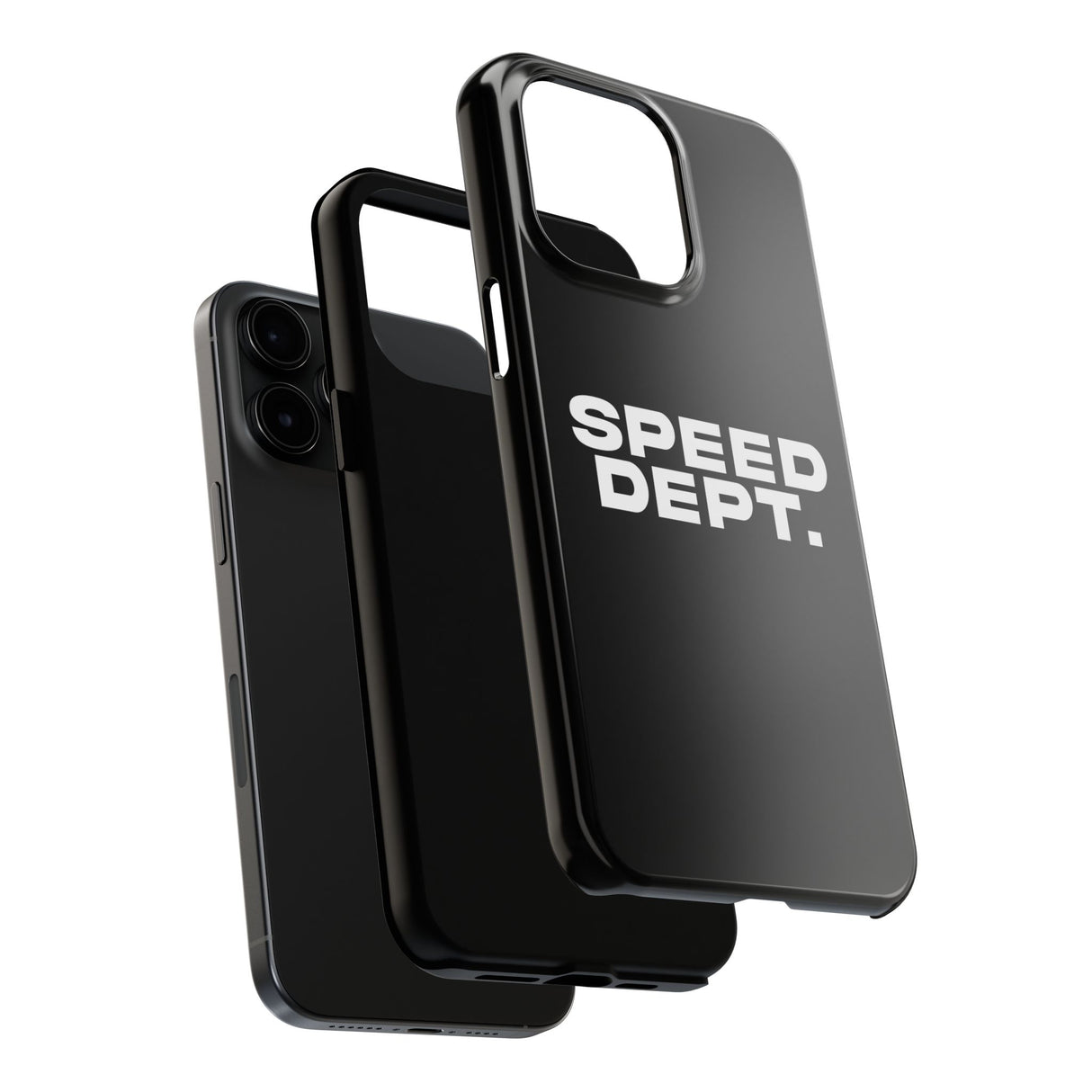 "Speed Dept." Tough Phone Case (Black)