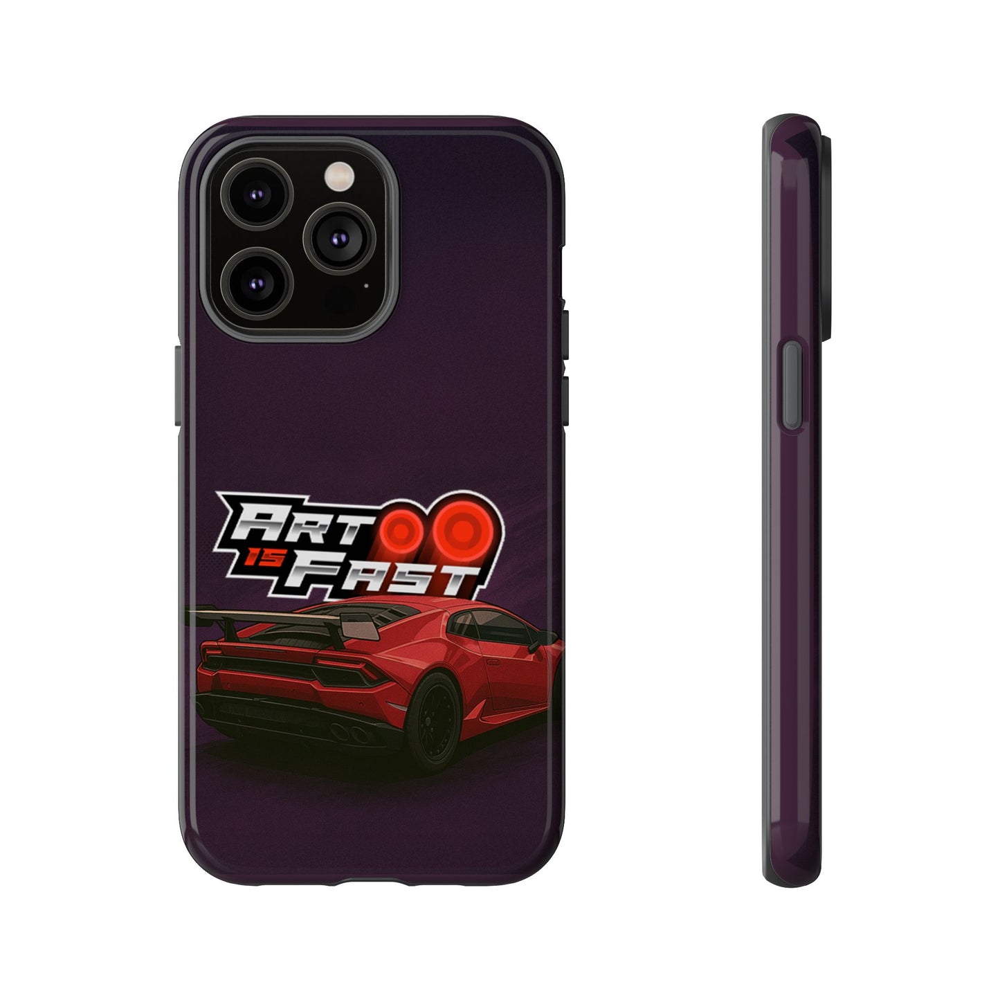 "Art Is Fast Lamborghini" Phone Case