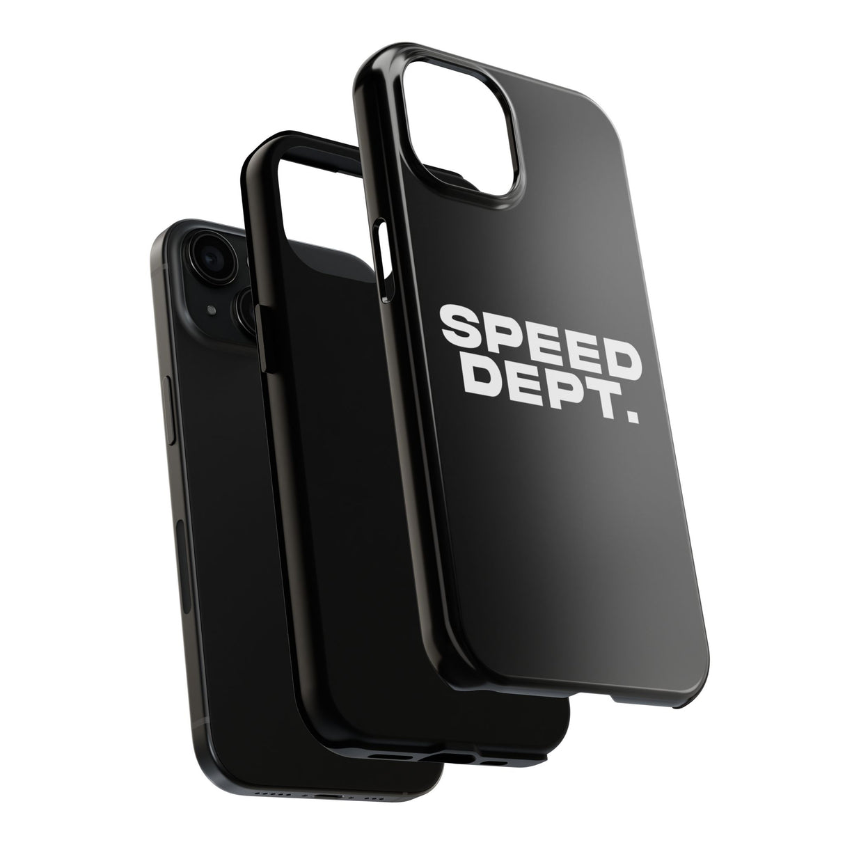 "Speed Dept." Tough Phone Case (Black)
