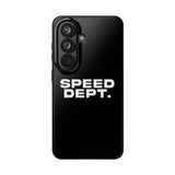 "Speed Dept." Tough Phone Case (Black)