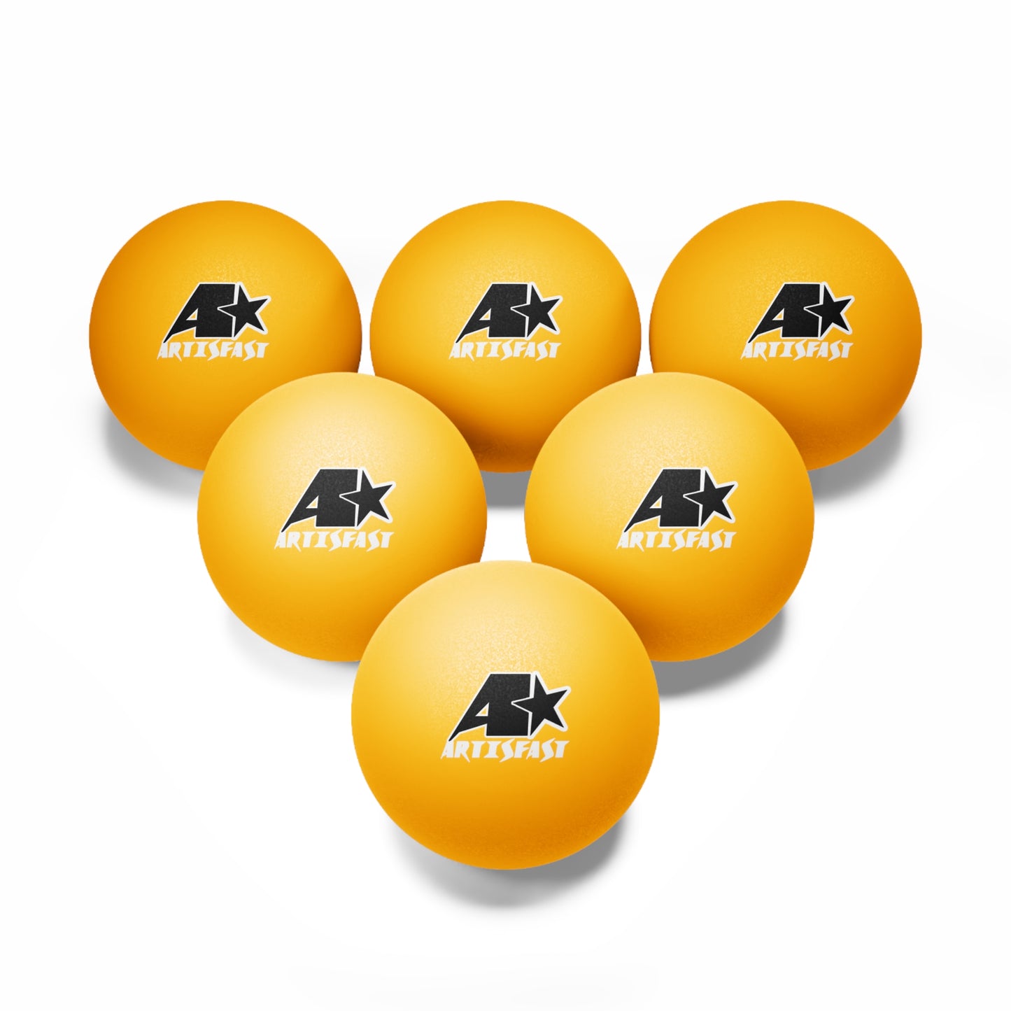 "Art Is Fast" Ping Pong Balls (6pk)