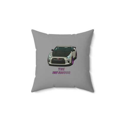 "The Infamous" Throw Pillow