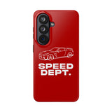 "Speed Dept." Tough Phone Case (Red)
