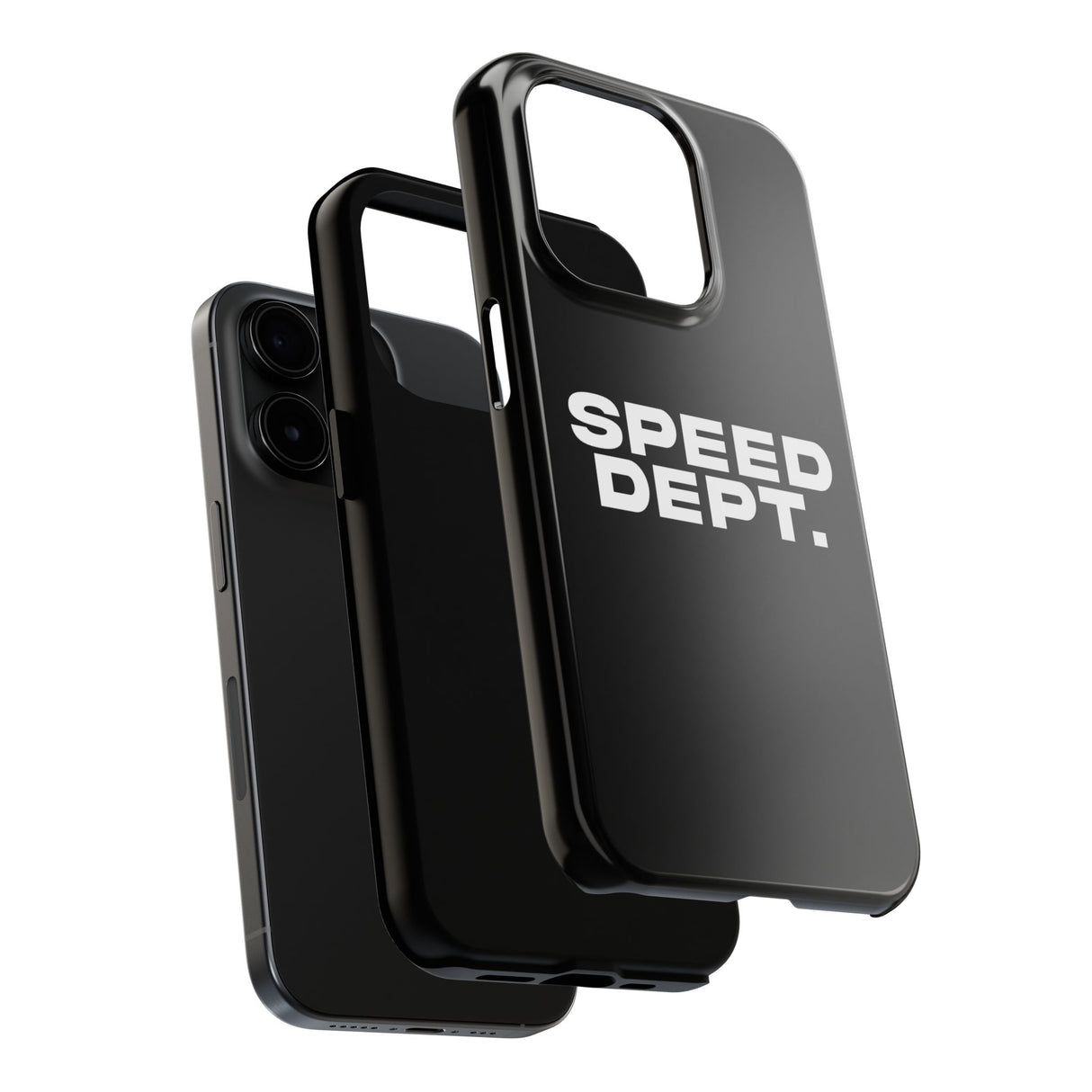 "Speed Dept." Tough Phone Case (Black)