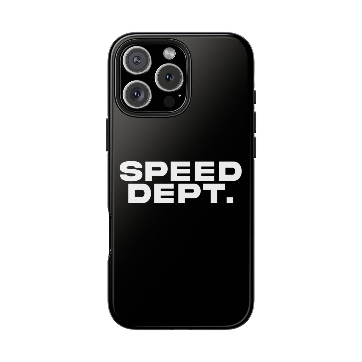"Speed Dept." Tough Phone Case (Black)