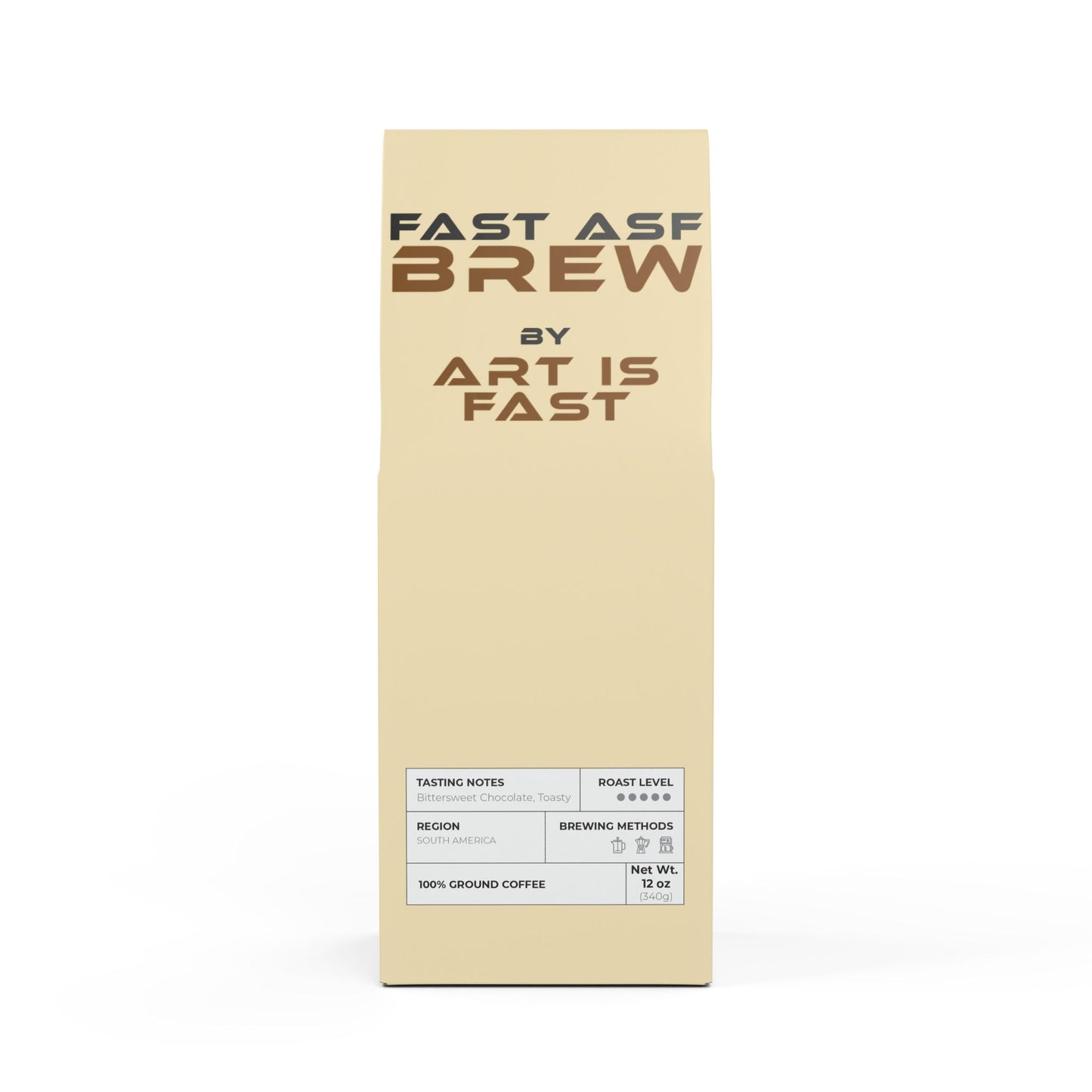 "Fast ASF Brew" Bitterroot Coffee Blend (Dark French Roast)