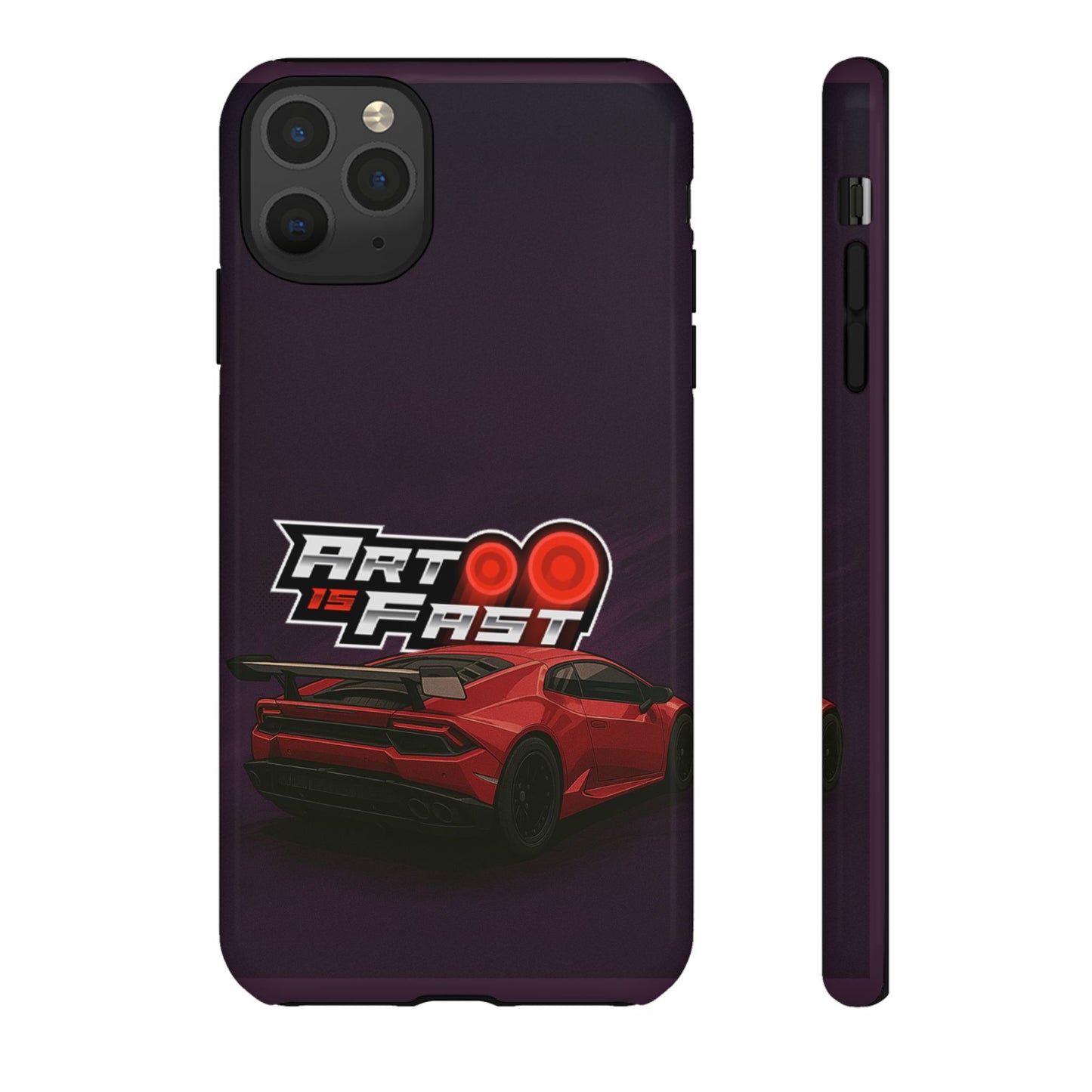 "Art Is Fast Lamborghini" Phone Case