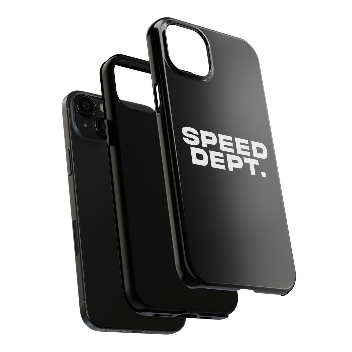"Speed Dept." Tough Phone Case (Black)