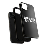 "Speed Dept." Tough Phone Case (Black)