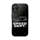 "Speed Dept." Tough Phone Case (Black)