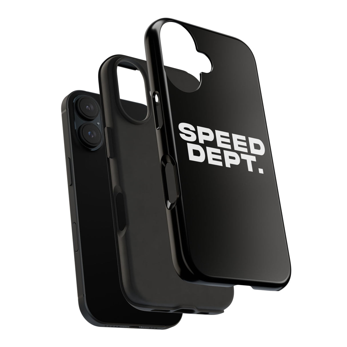 "Speed Dept." Tough Phone Case (Black)