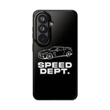 "Speed Dept." Tough Phone Case (Black)