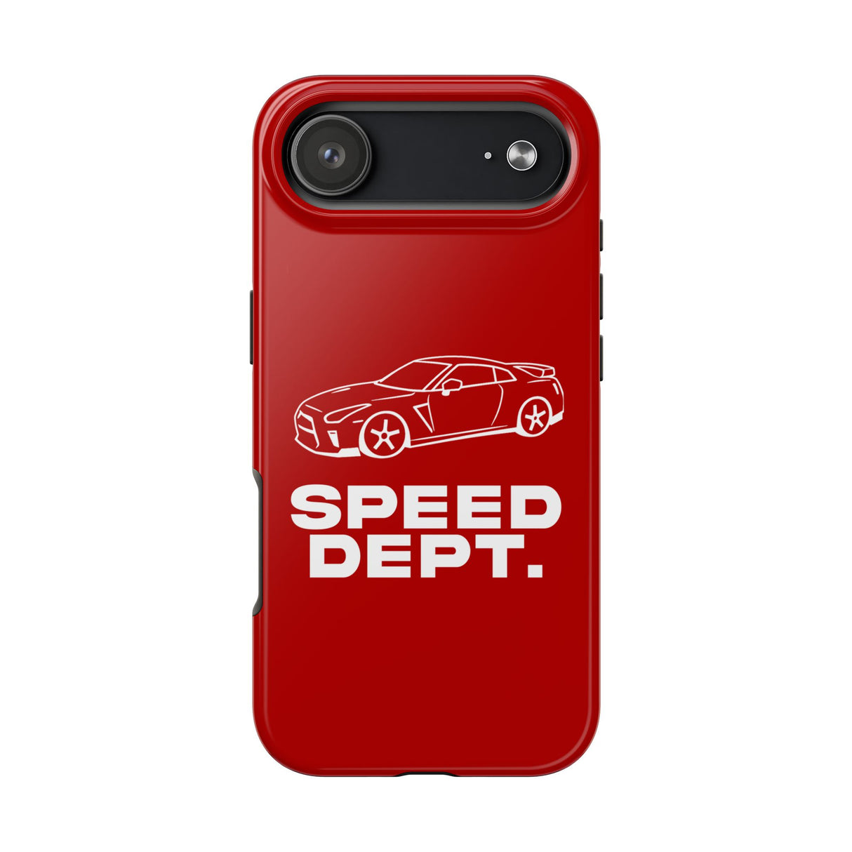 "Speed Dept." Tough Phone Case (Red)