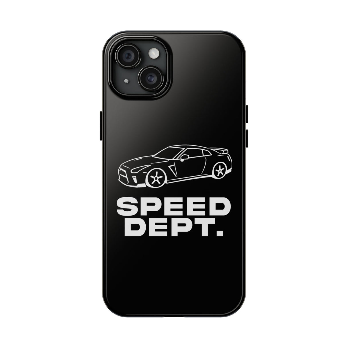 "Speed Dept." Tough Phone Case (Black)