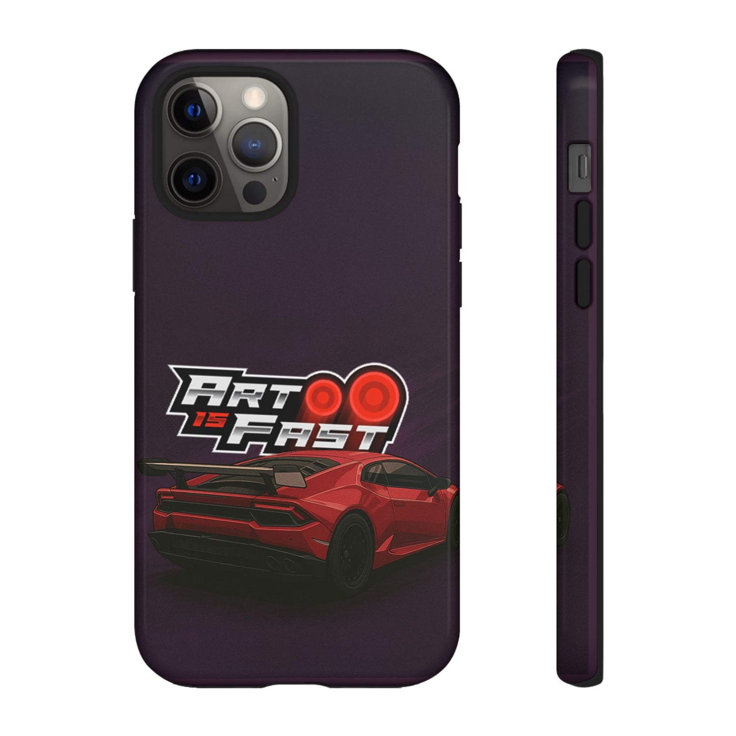 "Art Is Fast Lamborghini" Phone Case