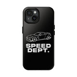 "Speed Dept." Tough Phone Case (Black)