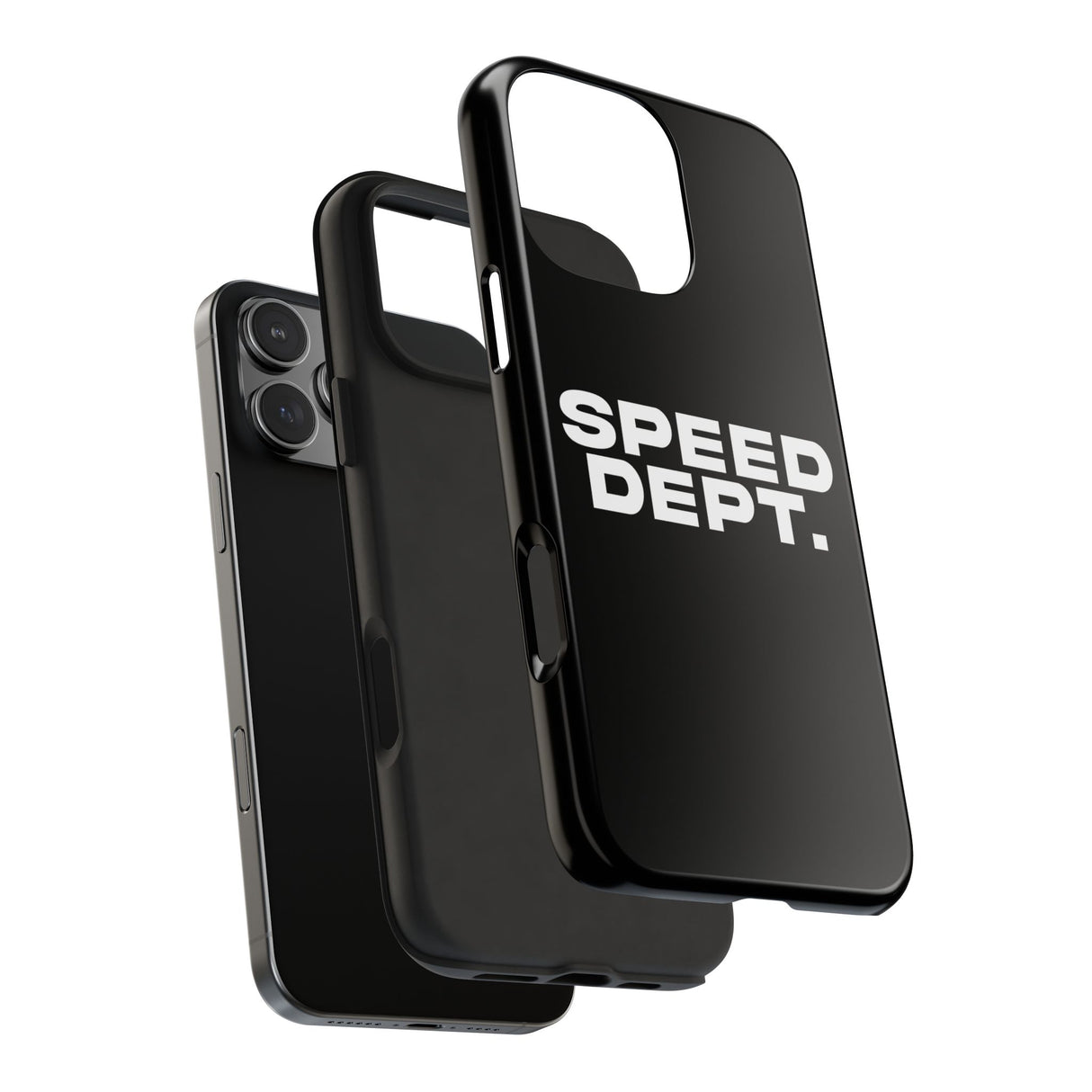 "Speed Dept." Tough Phone Case (Black)