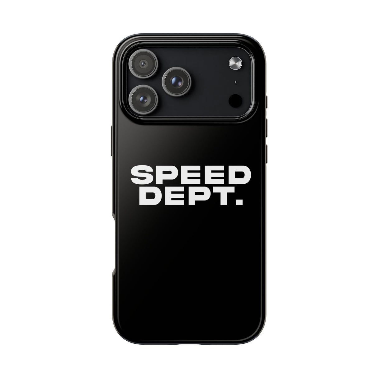 "Speed Dept." Tough Phone Case (Black)