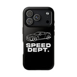"Speed Dept." Tough Phone Case (Black)