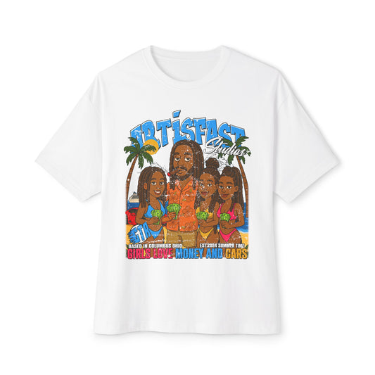 "Girls Love Money And Cars" Premium Tee
