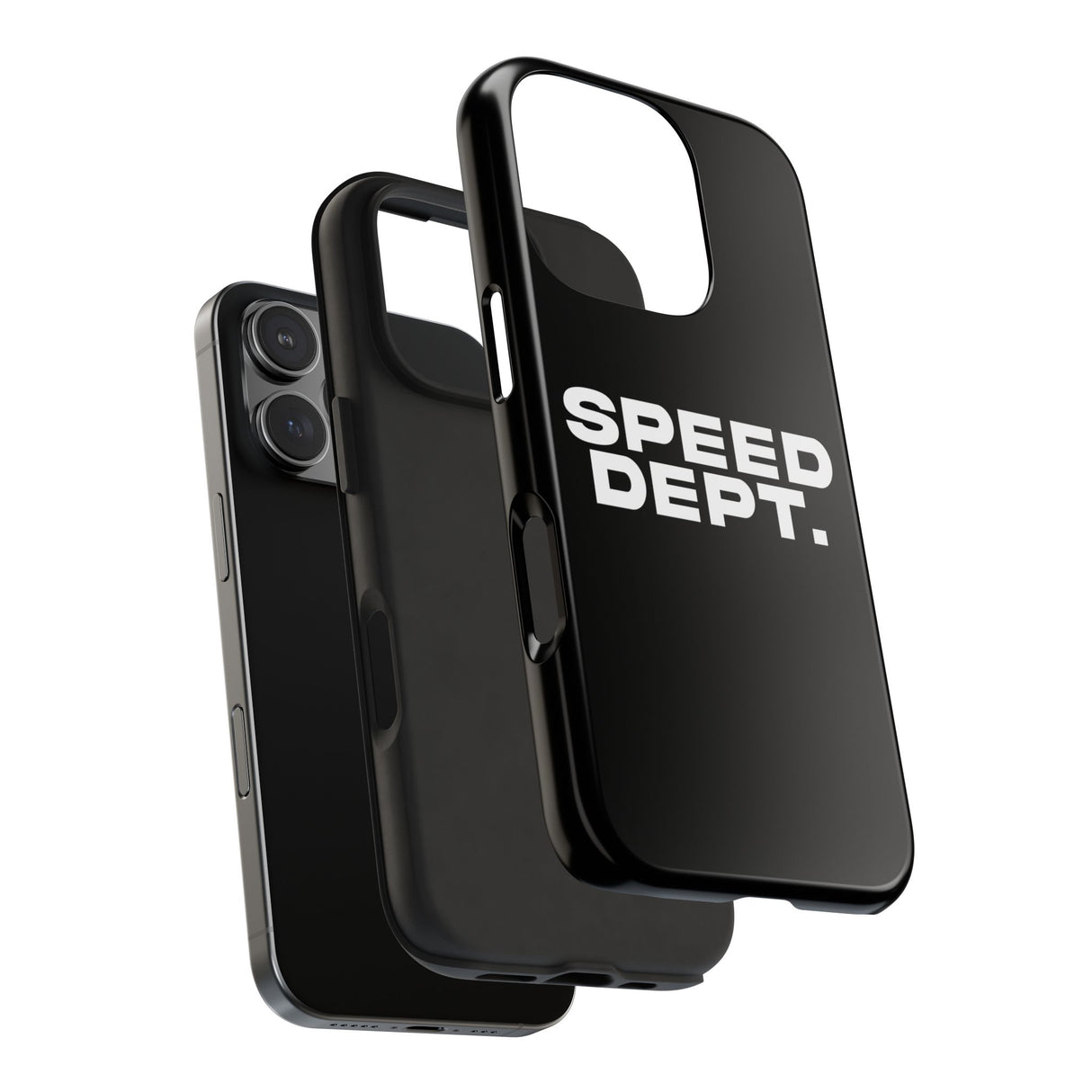 "Speed Dept." Tough Phone Case (Black)
