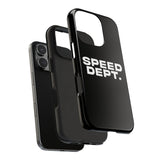 "Speed Dept." Tough Phone Case (Black)