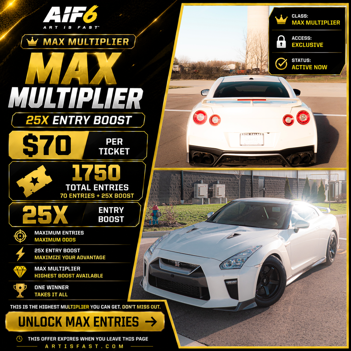 MAX MULTIPLIER (25X)